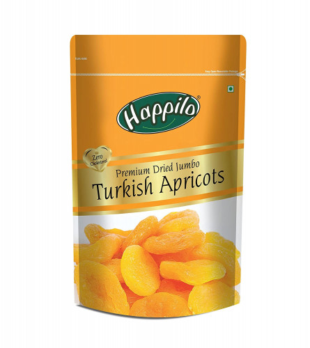 Happilo Dried Premium Turkish Apricots 200 gm (Pack of 2)