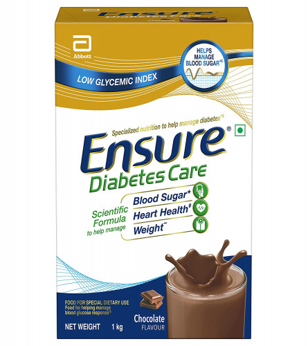 Ensure Diabetes Care - Nutrition to Help Control Blood Sugar Levels- 1 Kg (Chocolate Flavour)