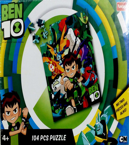 funskool puzzles ben10 104 pcs puzzle-Multi color
