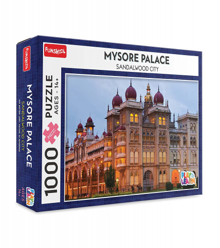 Funskool Play & Learn-Mysore Palace,Educational,1000 Pieces, Puzzle, for 14 Year Old Kids and Above, Toy