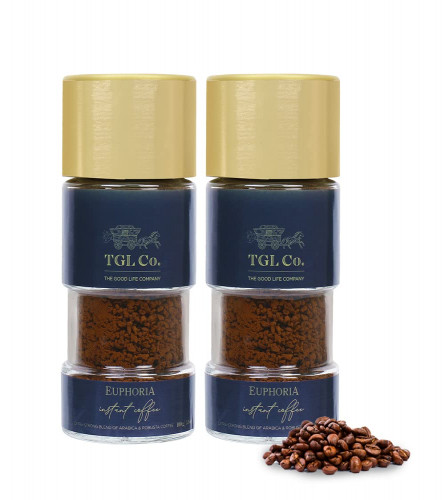 TGL Co. The Good Life Company Euphoria Instant Coffee Powder (200 Grams) Free shipping worldwide