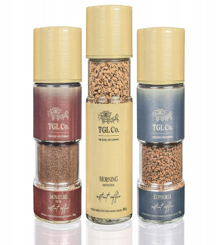 TGL Co. The Good Life Company Morning Motivation, Euphoria,3 Jars Bundle, 100 g Each , Free shipping