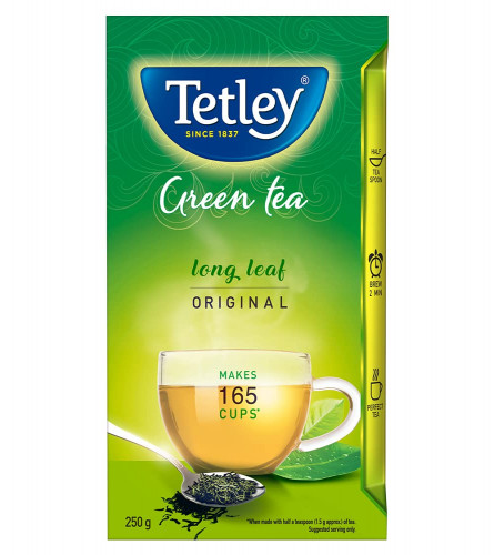 Tetley Long Leaf Original All-natural Green Tea with Anti-Oxidants Green Tea 250 gm , Free shipping