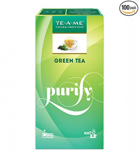 TE-A-ME Purify Green Tea, 100 Tea Bags | Green tea bags 100 pcs (Free shipping worldwide)