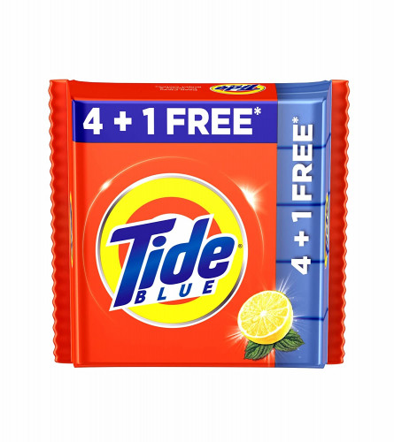 Tide Blue Detergent Bar Soap, Value Pack 200 gms x 5 (Free shipping worldwide)