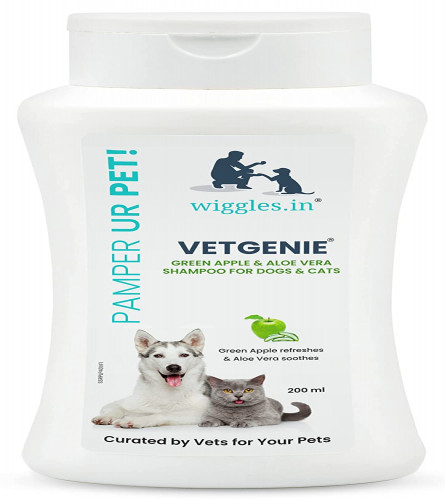 WIGGLES Vetgenie Shampoo for Dog and Cat