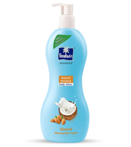 Parachute Advansed Natural Moisture Body Lotion,With Almond,Nourished & Hydrated Skin,400 ml