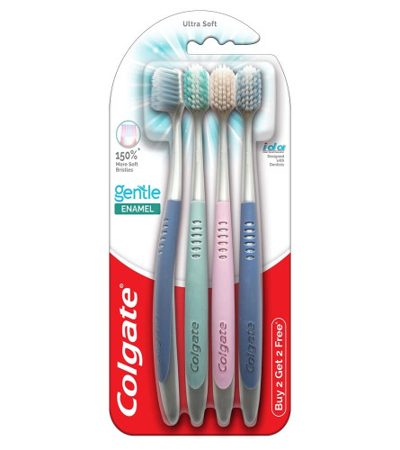 Colgate Gentle Enamel Ultra Soft Bristles Manual Toothbrush