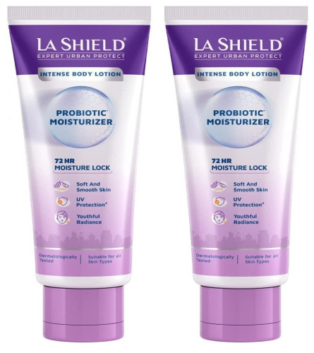 La Shield Probiotic Moisturizer Body Lotion 100 ml (Pack of 2)