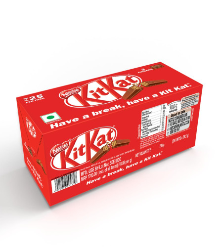 NESTLÉ® KITKAT®, 3 Finger Wafer Bar –28.5g, Pack of 28 Units , 798g (Free Shipping Worldwide)