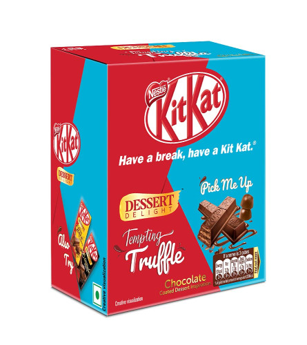 NESTLÉ Kitkat® Dessert Delight™ Tempting Coated with Milk Chocolate 50g , Box of 12 units  Free Ship