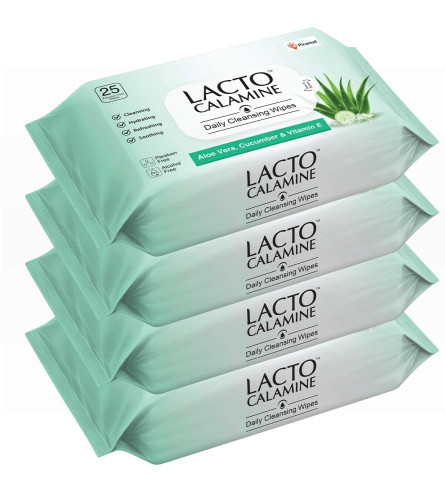 Lacto Calamine Daily Cleansing Face Wipes