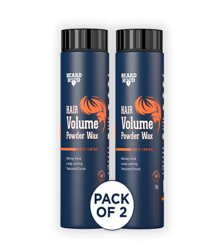 Beardhood Hair Volumizing Powder Wax For Men 20 gm (Pack of 2)