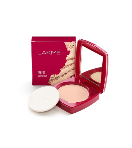 Lakme Face It Compact Pearl 9 g (Pack of 3)