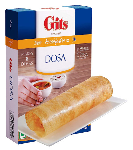 Gits Instant Rice Dosa Breakfast Mix, 200g (Free Shipping Worldwide)