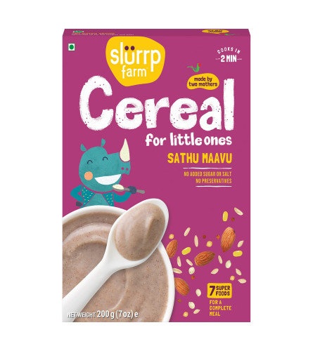 Slurrp Farm Sathu Maavu | 100% Natural Multigrain Health Mix