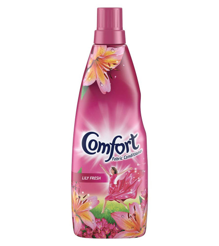 Comfort Lily Fresh Fabric Conditioner 860 mL | After Wash Liquid Fabric Softener | Softness, Shine