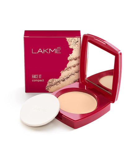 Lakme Face It Compact, Marble, 9 g (Free shipping worldwide )