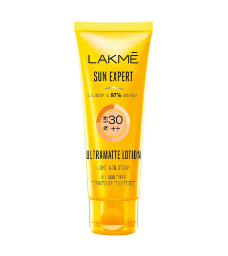 Lakme Sun Expert SPF 30 Ultra Matte Lotion, 100 ml (Free shipping worldwide)