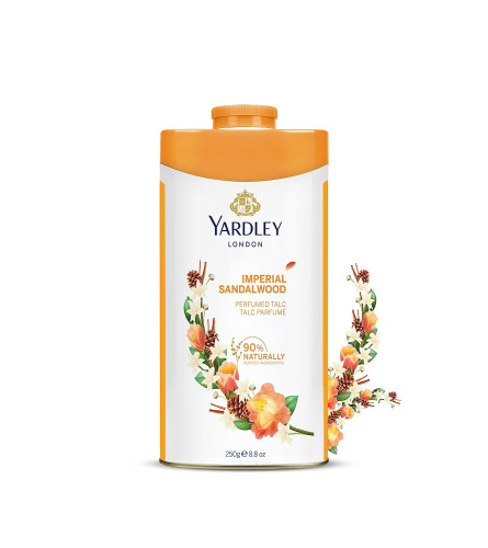 Yardley London - Imperial Sandalwood Talc for Women, 250g  (Free Shipping Worldwide)