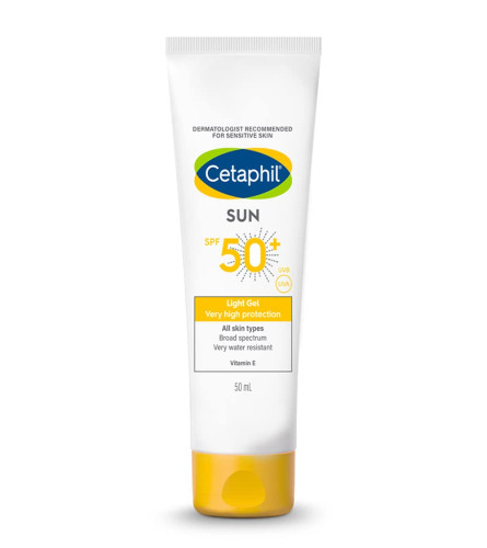 Cetaphil Sun SPF 50 Very High Protection Light Gel, White