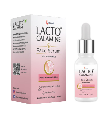 Lacto Calamine 10% Niacinamide face serum| for minimising pores for all skin types