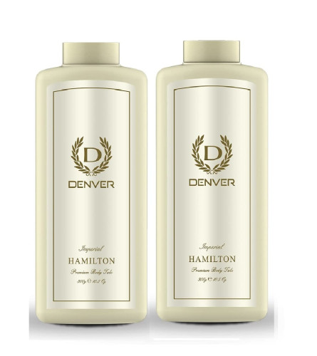 DENVER Imperial Premium Body Talc - 300GM Each (Pack of 2) Free Shipping Worldwide