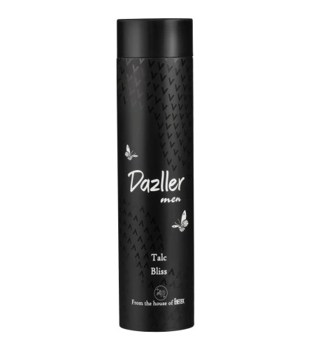 Dazller Talcum Powder, 300g, Bliss - Smooth Texture, Unisex Formula, Beats Body Odour, Free shipping