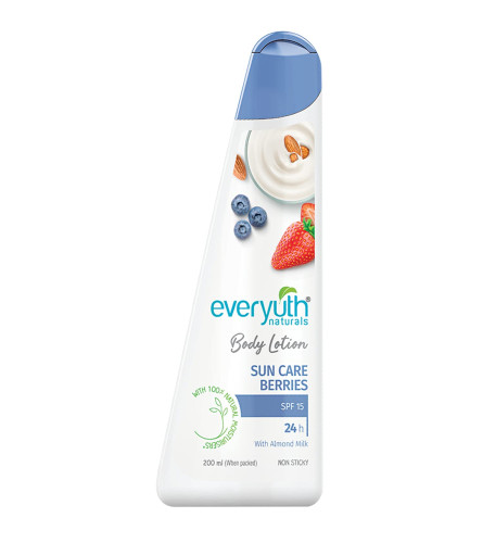 Everyuth Naturals Body Lotion Sun Care Berries