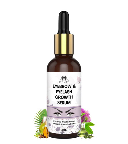INTIMIFY EyeBrow & EyeLash Growth Serum 30 ml (Pack of 2) free ship