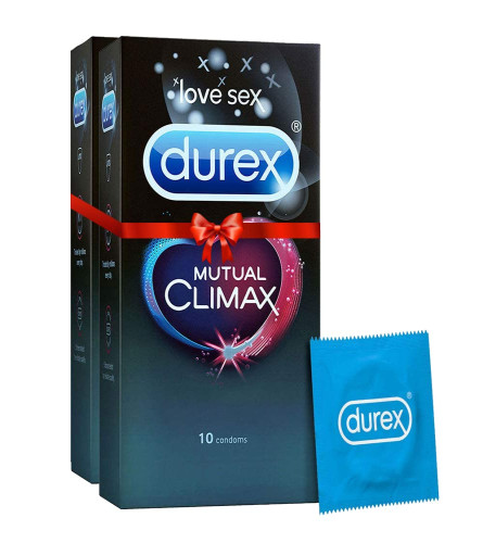 Durex Mutual Climax Condoms for Men & Women  - 10 Count (Pack of 2)