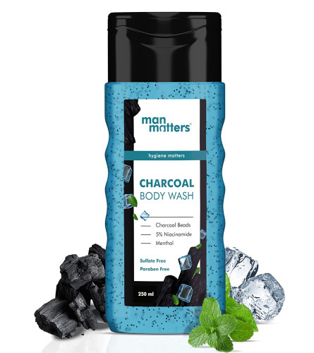 Man Matters 3 in 1 Action Charcoal & Menthol Body Wash