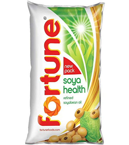Fortune Oil, 1 L Pouch Soyabean Health (Free Shipping Worldwide)