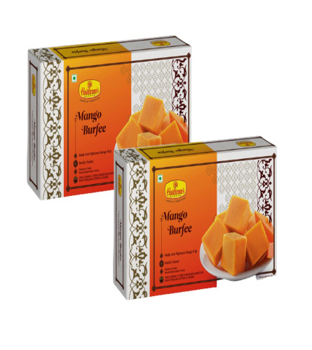Haldiram's Nagpur Mango Burfee (Pack of 2) (Free Shipping Worldwide)