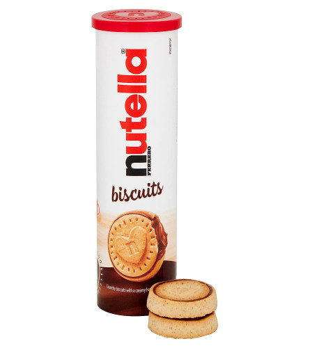 Nutella Biscuits Tube Filed Inside With Nutella Chocolate 166g Free shipping worldwide