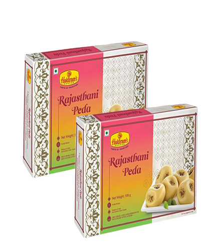 Haldiram's Nagpur Rajasthani Peda (500g x 2) Free shipping worldwide