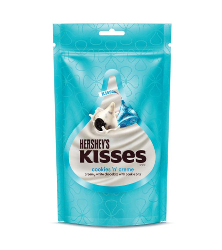 Hershey's Kisses White Chocolates Cookies & Crème, 100.8 g (Free shipping worldwide)