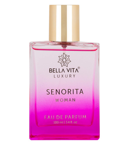 Bella Vita Luxury Senorita Eau De Parfum Perfume for Women with Yuzu, Lotus, Magnolia & Musk  100 ml