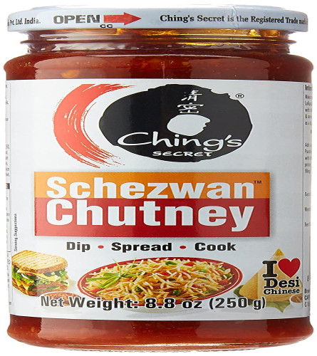 Ching's Secret, Schezwan Chutney, 250 Grams(gm) Free shipping worldwide