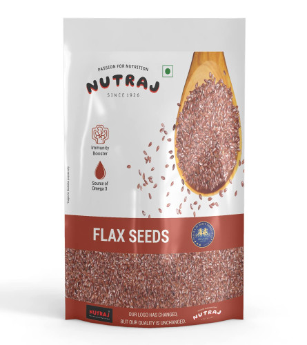 Nutraj Flax Seeds Highly Nutritious Snack 200 gm (pack of 2)