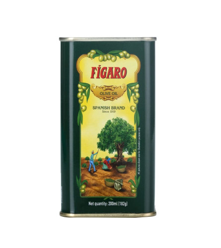 Figaro Olive Oil Tin, 200ml Free shipping worldwide