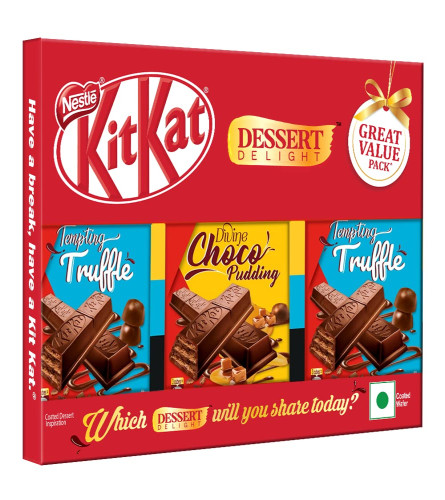 Nestle Kit Kat Dessert Delight 150 gm Bar- Pack of 3 Free shipping worldwide