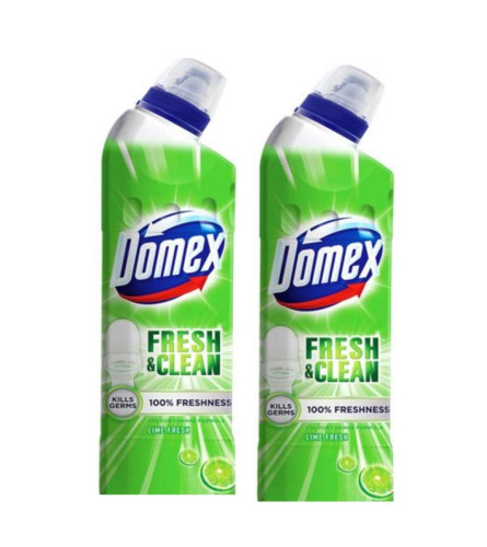 Domex Lime Fresh Toilet Cleaner - 500 ml (Pack of 2) Free shipping worldwide