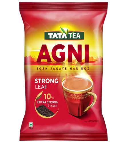 Tata Tea Agni | Strong chai With 10% Extra Strong Leaves | Black Tea | 1 kg Free shipping worldwide