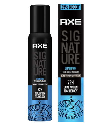 Axe Signature Champion No Gas Body Deodorant Body spray for Men 154 ml (Pack of 2)