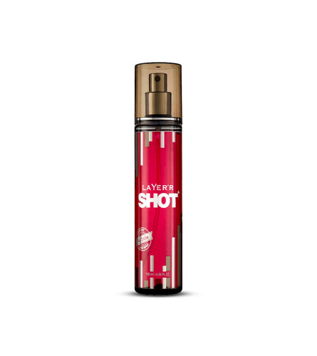 Layer'r Shot Deodrant Red Stallion Body Spray for Men, 135 ml (Pack of 2)