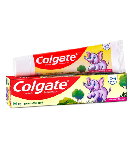 Colgate Kids Strawberry 40g X 2 Toothpaste, Cavity Protection Free shipping worldwide