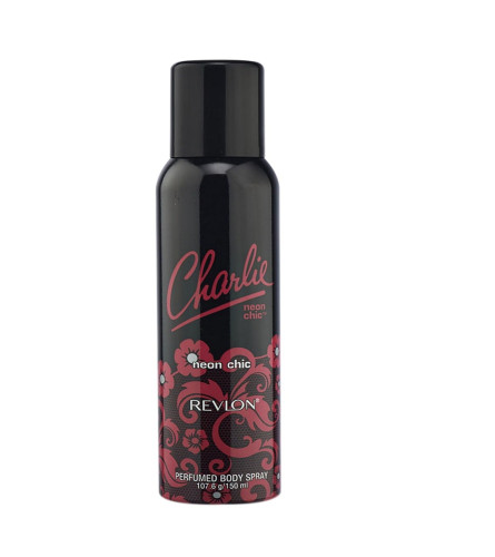 Revlon Charlie Neon Chic Perfume Body Spray, 150 ml (Pack of 2) Fs