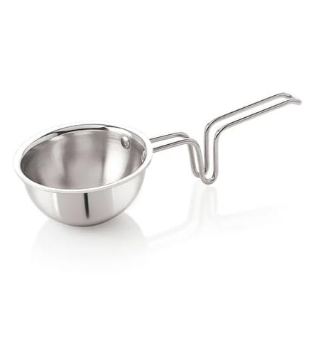 The Indus Valley Triply Stainless Steel Tadka Pan/Vaghar/Chounk/Baghar for Frying Dal/Spices Small 5Inch