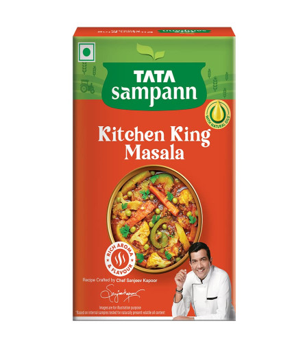 Tata Sampann Kitchen King Masala with Natural Oils, Crafted by Chef Sanjeev Kapoor, 100g Free ship